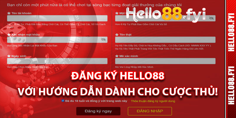 Đăng Ký Hello88 Với Hướng Dẫn Dành Cho Cược Thủ!